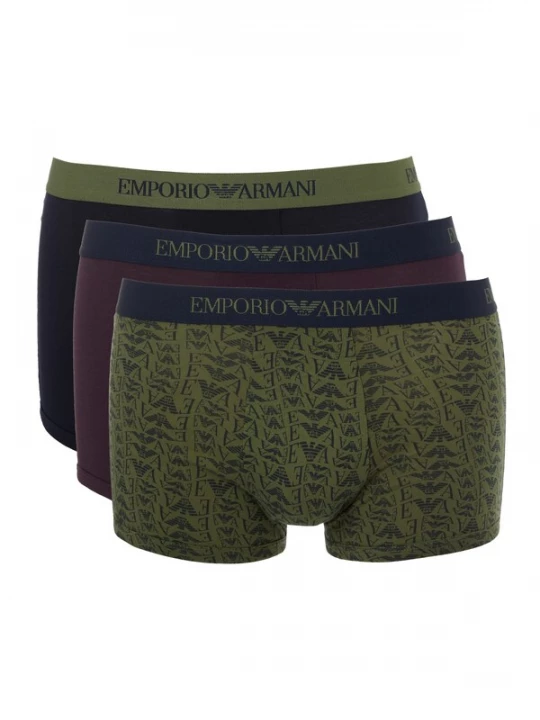 Obrázek produktu Emporio Armani Boxerky  námořnická modř / zelená / bordó / černá