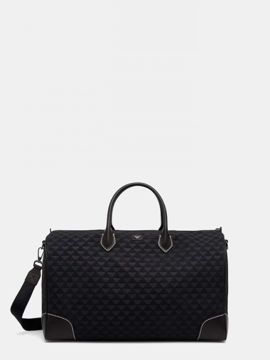 Obrázek produktu Emporio Armani cestovní taška pánská kožená námořnická modř
