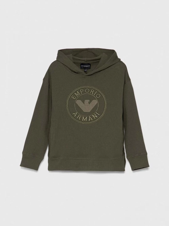 Obrázek produktu Emporio Armani Dětská mikina Emporio Armani zelená