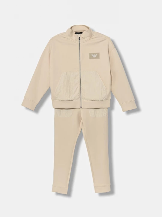 Obrázek produktu Emporio Armani Dětská tepláková souprava Emporio Armani béžová