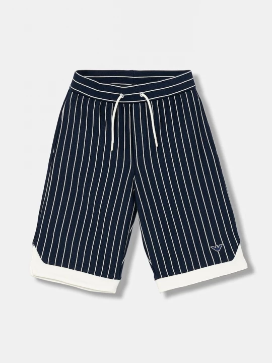 Obrázek produktu Emporio Armani Dětské bavlněné šortky Emporio Armani námořnická modř