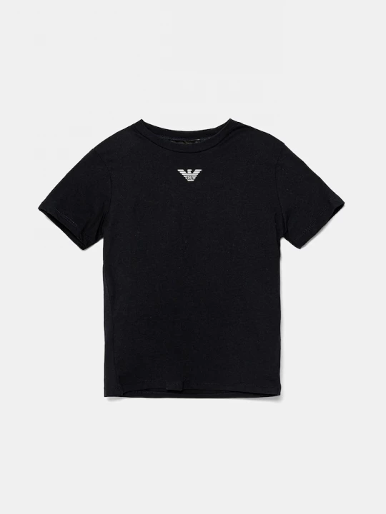 Obrázek produktu Emporio Armani Dětské bavlněné tričko Emporio Armani námořnická modř