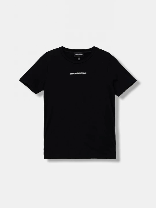Obrázek produktu Emporio Armani Dětské bavlněné tričko Emporio Armani námořnická modř