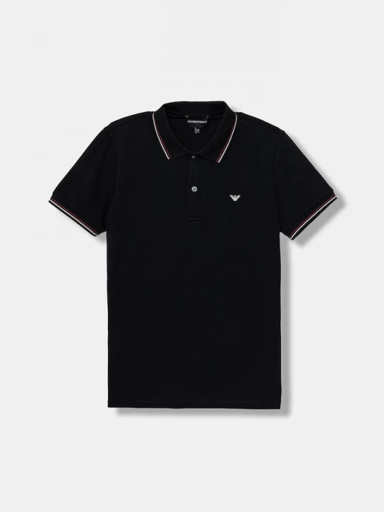 Obrázek produktu Emporio Armani Dětské polo tričko Emporio Armani námořnická modř