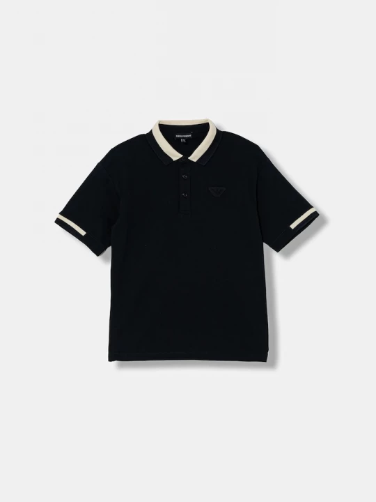 Obrázek produktu Emporio Armani Dětské polo tričko Emporio Armani námořnická modř