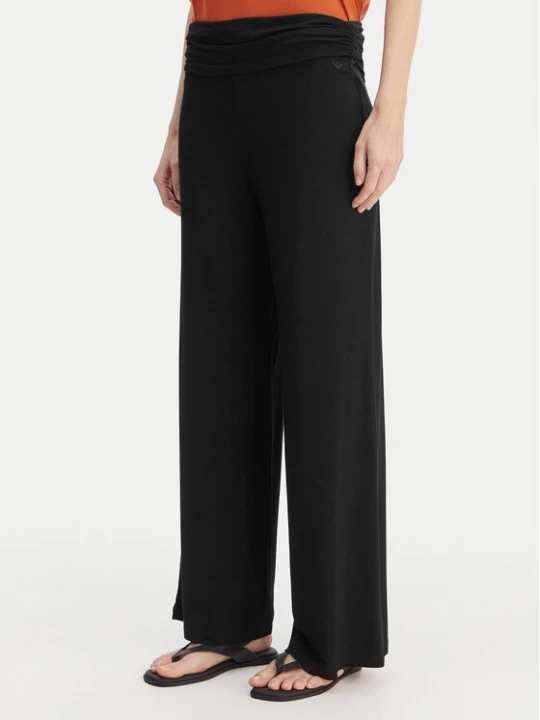 Obrázek produktu Emporio Armani Kalhoty z materiálu EW004075 AF20240 UC001 Černá Regular Fit