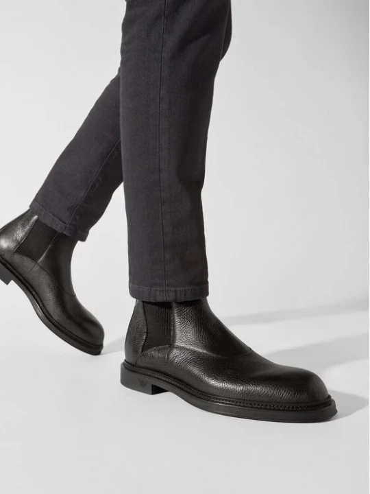 Obrázek produktu Emporio Armani Kotníková obuv s elastickým prvkem X4M389 XF583 00002 Černá