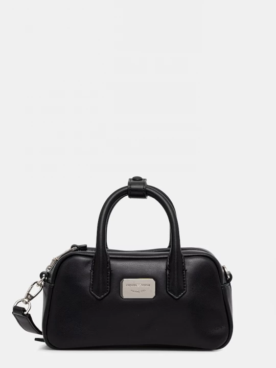 Obrázek produktu Emporio Armani Kožená kabelka Emporio Armani černá