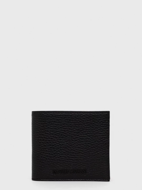 Obrázek produktu Emporio Armani Kožená peněženka Emporio Armani černá