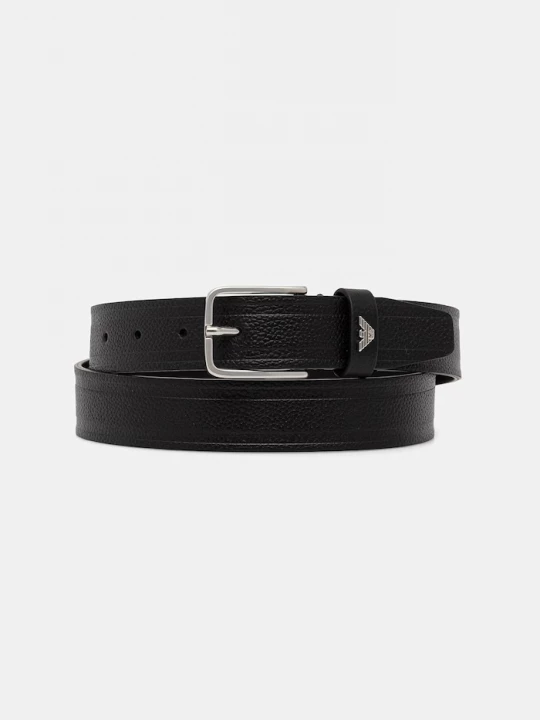 Obrázek produktu Emporio Armani Kožený pásek Emporio Armani černá