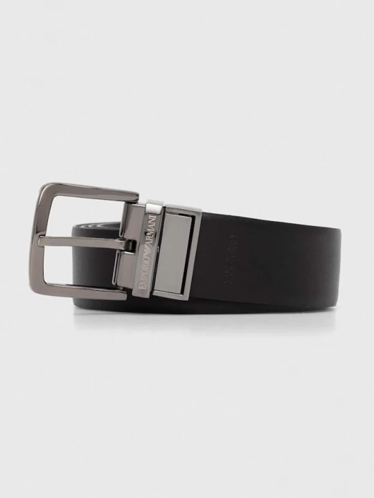 Obrázek produktu Emporio Armani oboustranný pásek pánský černá