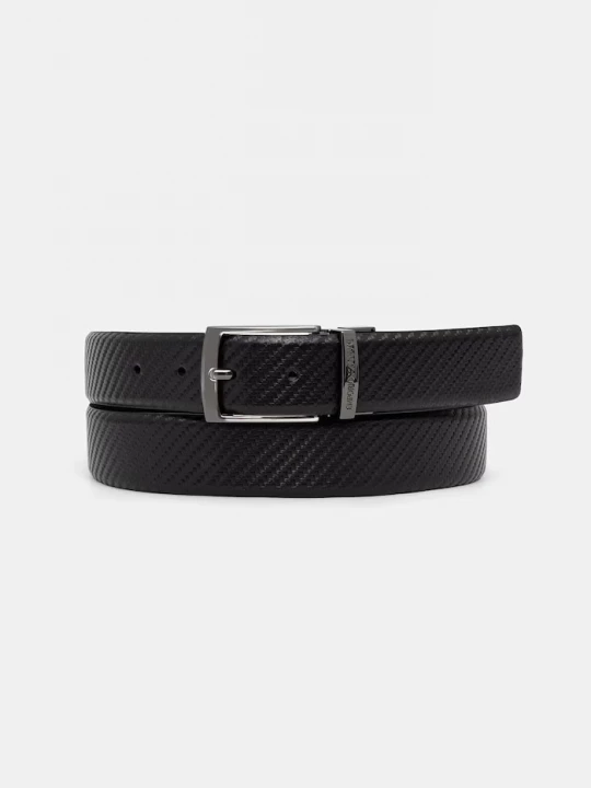 Obrázek produktu Emporio Armani oboustranný pásek pánský kožený černá