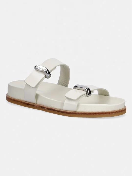 Obrázek produktu Emporio Armani pantofle dámské kožené béžová