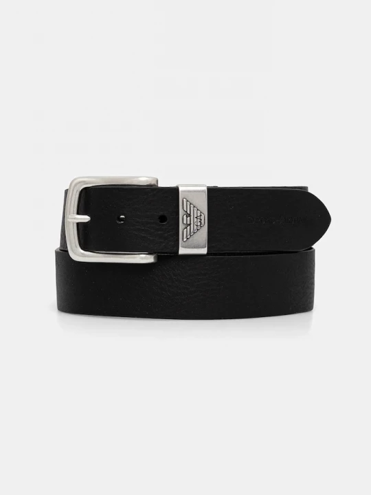 Obrázek produktu Emporio Armani pásek pánský kožený černá