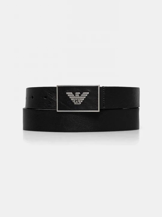 Obrázek produktu Emporio Armani pásek pánský kožený černá