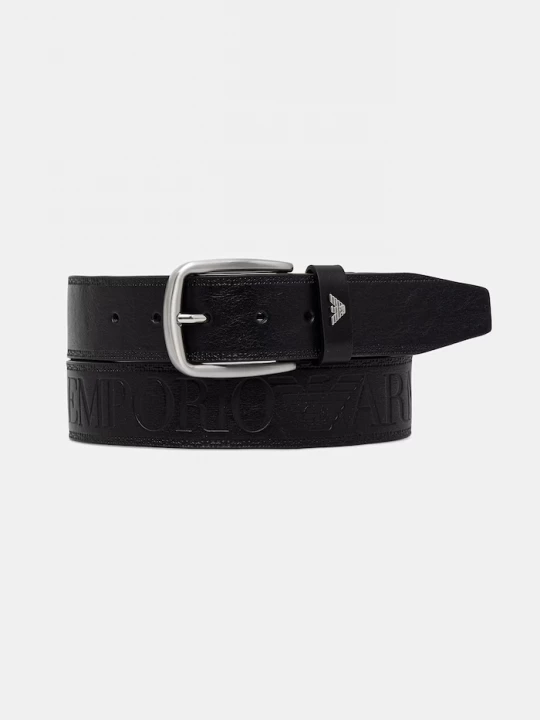 Obrázek produktu Emporio Armani pásek pánský kožený černá