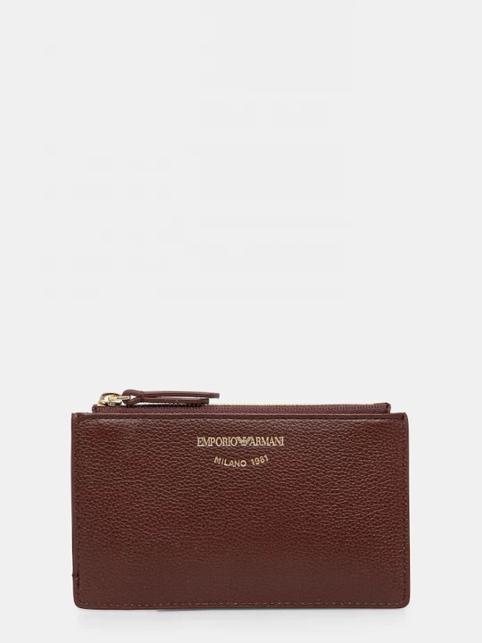 Obrázek produktu Emporio Armani Peněženka dámská kožená hnědá