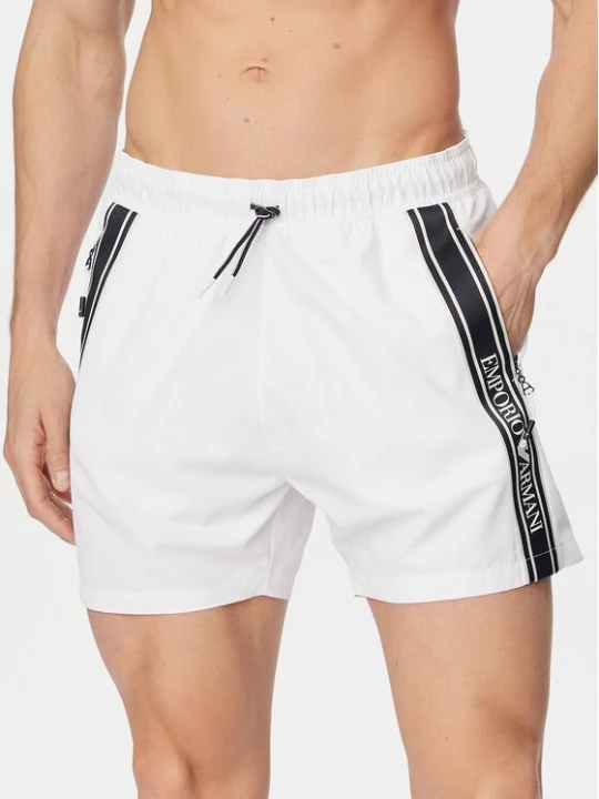 Obrázek produktu Emporio Armani Plavecké šortky EM000583 AF20426 U0002 Bílá Regular Fit