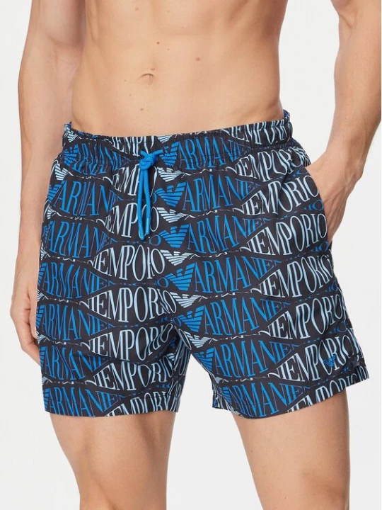 Obrázek produktu Emporio Armani Plavecké šortky EM000583 AF20442 FB335 Modrá Regular Fit