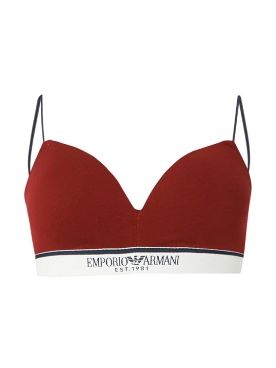 Obrázek produktu Emporio Armani Podprsenka tmavě červená / černá / bílá