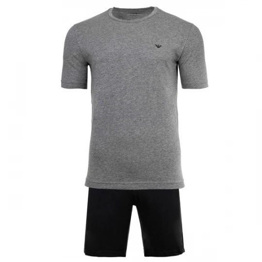 Obrázek produktu Emporio Armani Pyžamo krátké šedá / černá