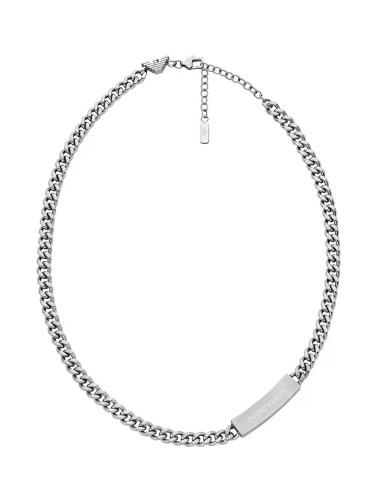 Obrázek produktu Emporio Armani řetízek pánský z ušlechtilé oceli Eagle Logo stříbrná