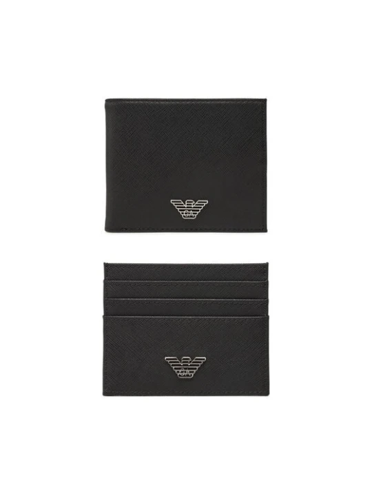 Obrázek produktu Emporio Armani Sada peněženka a pouzdro na karty Y4R237 Y138E Černá