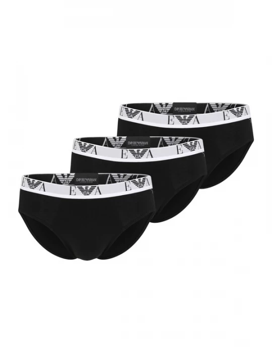 Obrázek produktu Emporio Armani Slipy šedá / černá / bílá