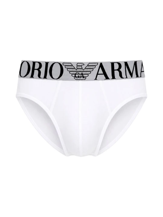 Obrázek produktu Emporio Armani Slipy světle šedá / černá / bílá