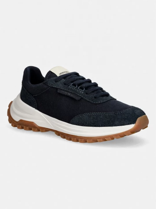 Obrázek produktu Emporio Armani sneakers boty pánské semišové námořnická modř