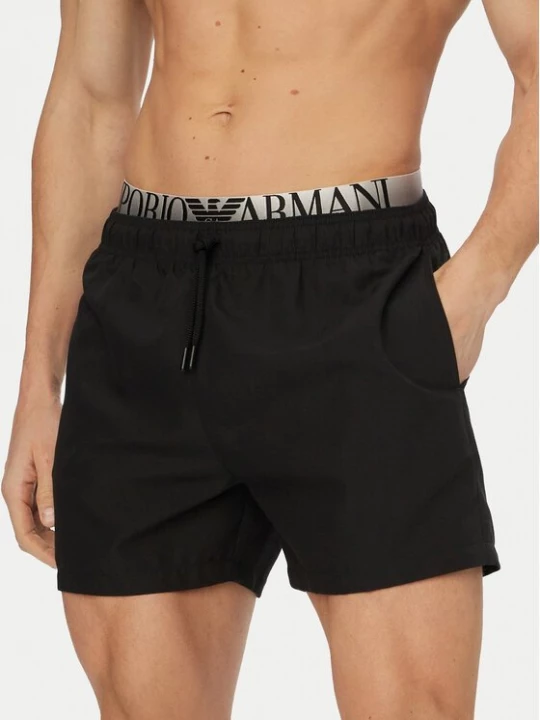 Obrázek produktu Emporio Armani Sportovní kraťasy EM000686 AF20432 UC001 Černá Regular Fit