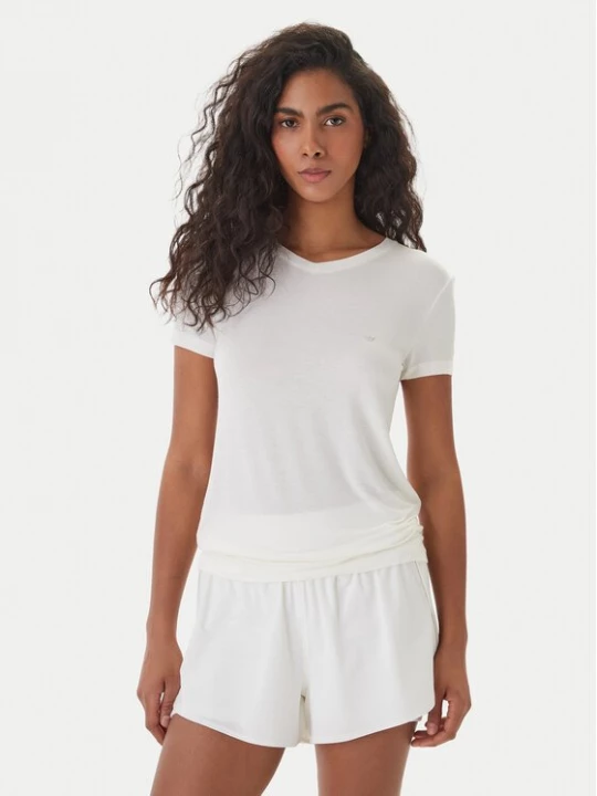 Obrázek produktu Emporio Armani T-Shirt EW000409 AF19024 U1131 Bílá Regular Fit