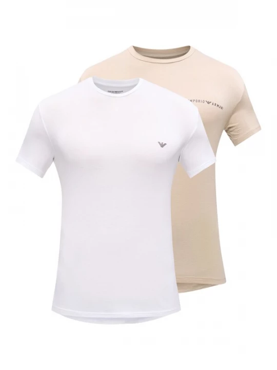 Obrázek produktu Emporio Armani Tričko béžová / bílá