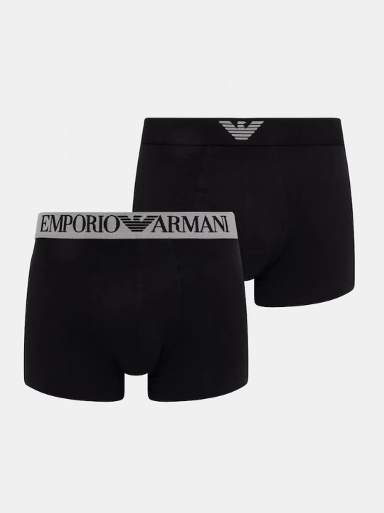 Obrázek produktu Emporio Armani Underwear boxerky pánské bavlněné elastanem 2-pack černá