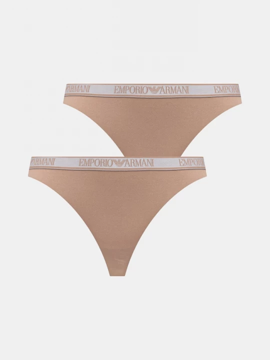 Obrázek produktu Emporio Armani Underwear kalhotky dámské 2-pack béžová
