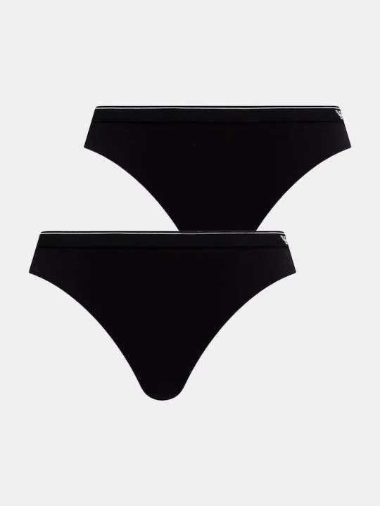 Obrázek produktu Emporio Armani Underwear kalhotky dámské bavlnou 2-pack černá