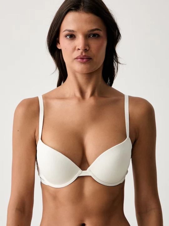 Obrázek produktu Emporio Armani Underwear podprsenka bavlněná s elastanem béžová