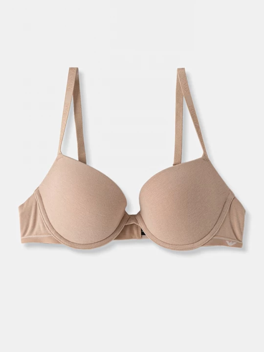 Obrázek produktu Emporio Armani Underwear podprsenka bavlněná s elastanem béžová