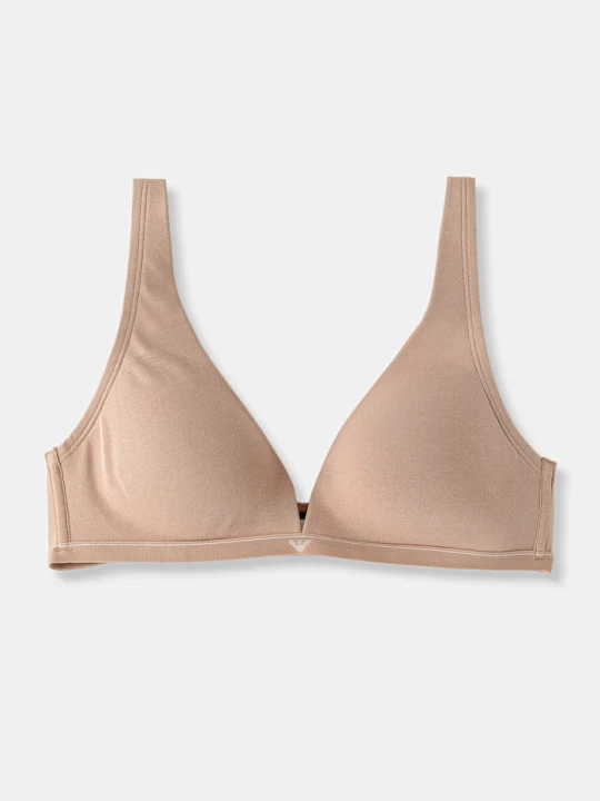 Obrázek produktu Emporio Armani Underwear podprsenka plunge bavlněná s elastanem béžová