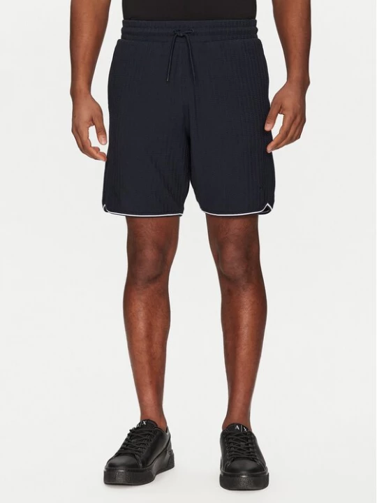 Obrázek produktu Emporio Armani Underwear Šortky z materiálu EM000691 AF12360 UB102 Tmavomodrá Regular Fit