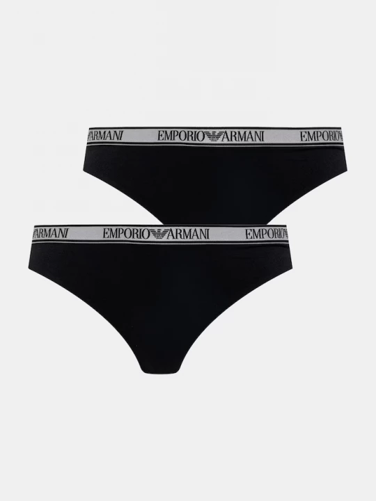 Obrázek produktu Emporio Armani Underwear tanga dámské 2-pack černá