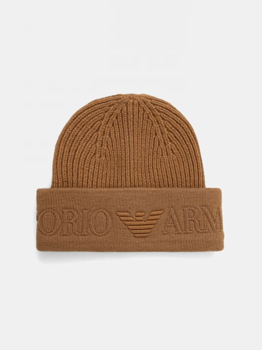 Obrázek produktu Emporio Armani Vlněná čepice hnědá