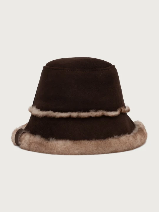 Obrázek produktu Emu Australia bucket klobouk dámský EMU Sheepskin Hat Deluxe hnědá