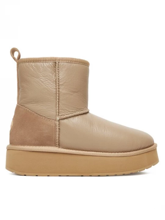 Obrázek produktu EMU Australia Sněhule Stinger Mini Flatform Leather W13189 Béžová