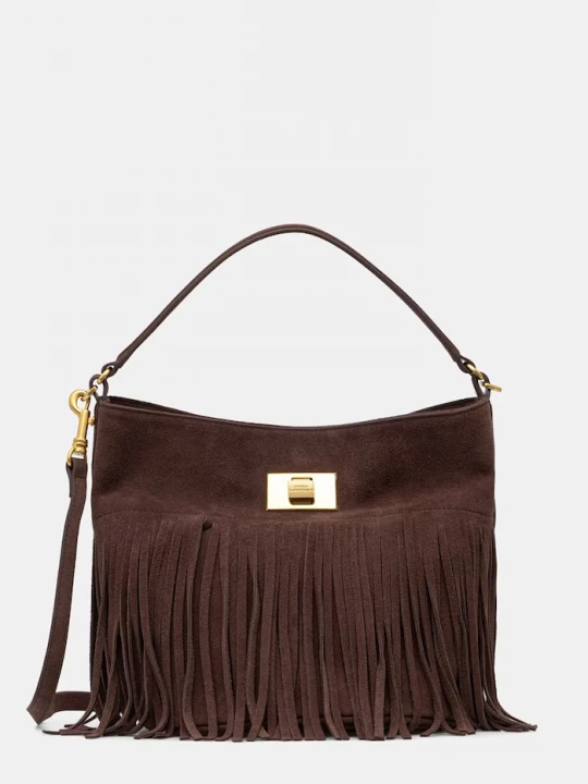 Obrázek produktu ERMANNO Firenze crossbody kabelka dámská kožená hnědá