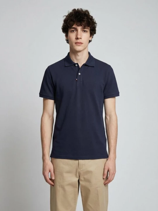Obrázek produktu ERVERTE Paris Tričko 'Polo Made in France' námořnická modř