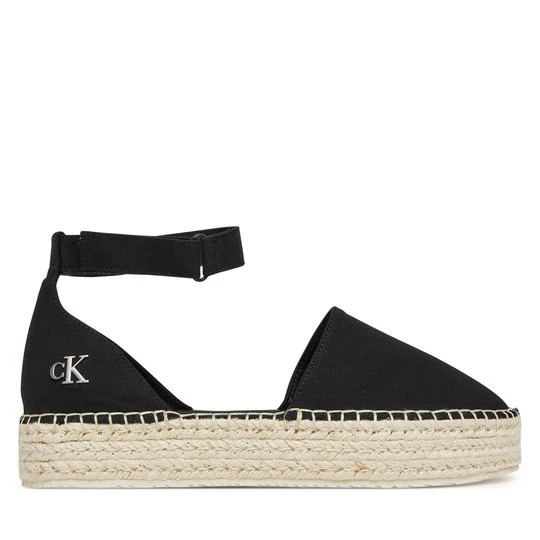 Obrázek produktu Espadrilky Calvin Klein Jeans Flatform Espadrille Sling Mg YW0YW01735 Černá