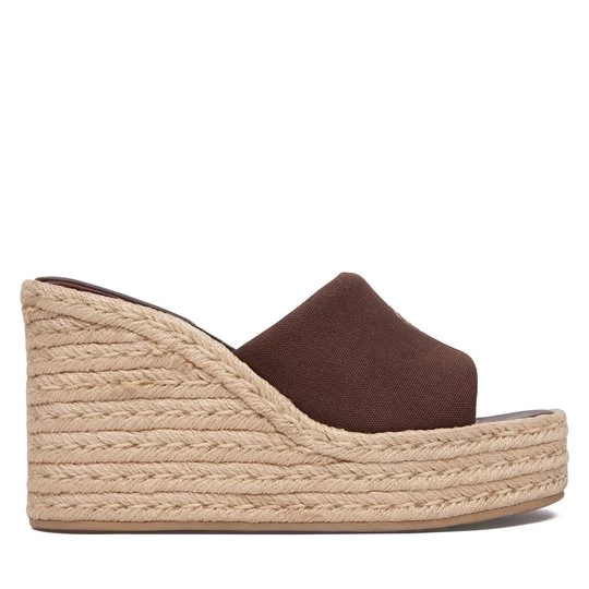 Obrázek produktu Espadrilky Calvin Klein Wedge Espad 70 Canvas Mg HW0HW03282 Hnědá