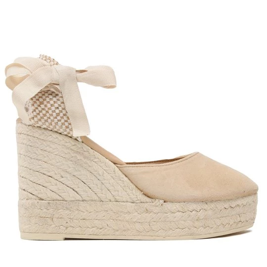 Obrázek produktu Espadrilky Manebi Soft Suede Wedge Espadrilles M 1.1 WV Béžová
