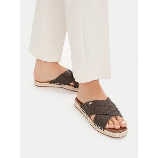 Obrázek produktu Espadrilky MICHAEL Michael Kors Kenzie 40R6KZFS1B Hnědá